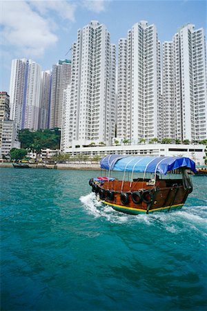 simsearch:700-00004438,k - Bateau et le paysage urbain, Aberdeen, Hong Kong, Chine Photographie de stock - Premium Libres de Droits, Code: 600-00947900