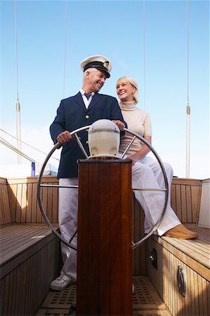 Couple on Yacht Stock Photo - Premium Royalty-Free, Code: 600-00948200