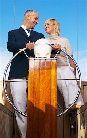 simsearch:600-00948212,k - Couple on Yacht Stock Photo - Premium Royalty-Free, Code: 600-00948202