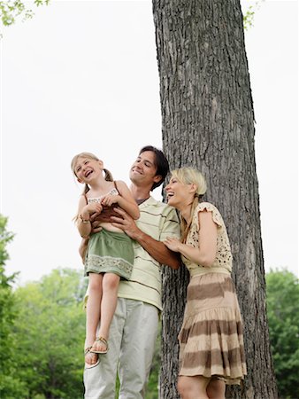 Famille en plein air Photographie de stock - Premium Libres de Droits, Code: 600-00948612