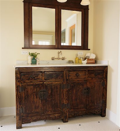 Bathroom Interior Fotografie stock - Premium Royalty-Free, Codice: 600-00948802