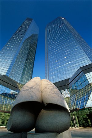 frankfurt city modern - Deutsche Bank, Frankfurt, Germany Stock Photo - Premium Royalty-Free, Code: 600-00954321