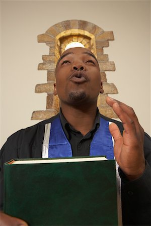 picture of a man preaching - Minister Preaching Stock Photo - Premium Royalty-Free, Code: 600-00984081