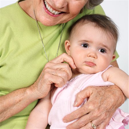 simsearch:600-00983810,k - Grandmother with Granddaughter Foto de stock - Sin royalties Premium, Código: 600-00983791