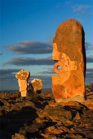 The Living Desert Sculptures, Broken Hill, New South Wales, Australia Stock Photo - Premium Royalty-Free, Code: 600-01014621