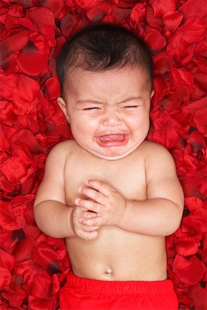 simsearch:700-02130447,k - Portrait of Baby Crying Foto de stock - Royalty Free Premium, Número: 600-01036755