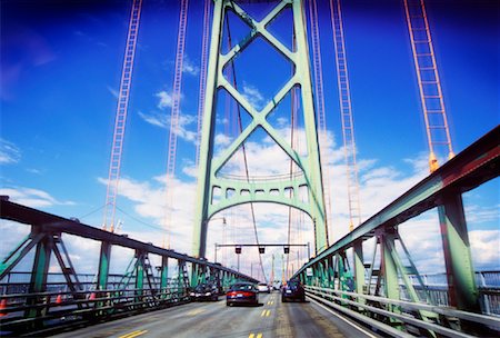 McDonald ' s Bridge, traversant entre Halifax et Dartmouth, Nouvelle-Écosse, Canada Photographie de stock - Premium Libres de Droits, Code: 600-01036816