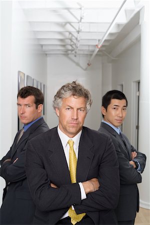 simsearch:700-02264867,k - Group Portrait of Businessmen Foto de stock - Sin royalties Premium, Código: 600-01037443