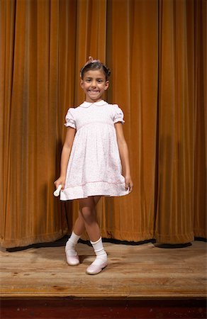stage dress - Portrait of Girl on Stage Stock Photo - Premium Royalty-Free, Code: 600-01037611