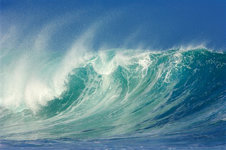 Waves, North Shore, Oahu, Hawaii Stock Photo - Premium Royalty-Free, Code: 600-01030163