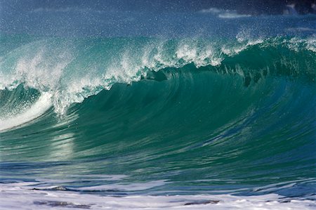 Waves, North Shore, Oahu, Hawaii Stock Photo - Premium Royalty-Free, Code: 600-01030170