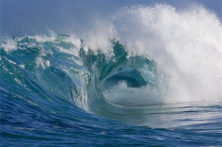 Wave, North Shore, Oahu, Hawaii, USA Foto de stock - Sin royalties Premium, Código: 600-01072418