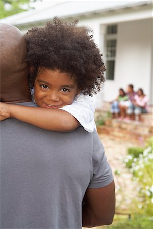 sister back to back - Father Carrying Son Stock Photo - Premium Royalty-Free, Code: 600-01072849