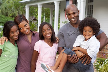 Portrait of Family Foto de stock - Sin royalties Premium, Código: 600-01072840