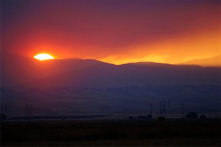 simsearch:600-02200314,k - Sunrise Over California Valley, Kalifornien, USA Stockbilder - Premium RF Lizenzfrei, Bildnummer: 600-01072982
