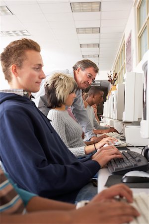 Students in Computer Lab Stock Photo - Premium Royalty-Free, Code: 600-01112290