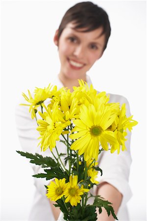 simsearch:600-01110057,k - Woman Holding Plant Stock Photo - Premium Royalty-Free, Code: 600-01112466