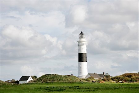 simsearch:700-02080349,k - Lighthouse, Kampen, Sylt, Germany Foto de stock - Sin royalties Premium, Código: 600-01120037