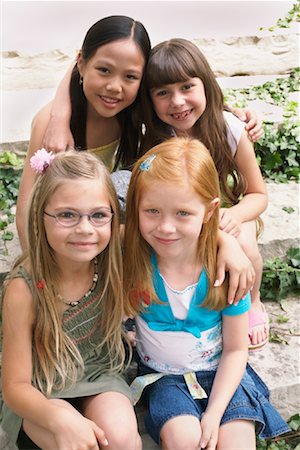 Portrait of Little Girls Stock Photo - Premium Royalty-Free, Code: 600-01120278