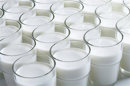 Glasses of Milk Stock Photo - Premium Royalty-Free, Code: 600-01123546