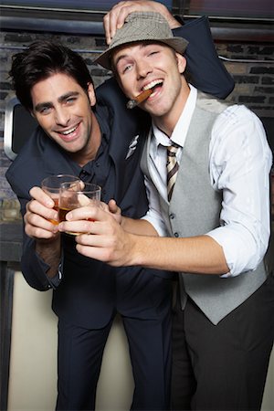 friend lounge bar - Portrait of Men at a Bar Stock Photo - Premium Royalty-Free, Code: 600-01163427