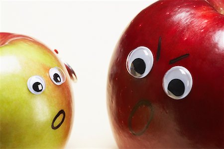 size humor - Apples Fighting Stock Photo - Premium Royalty-Free, Code: 600-01163771