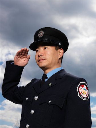 simsearch:600-01172282,k - Portrait of Firefighter Stock Photo - Premium Royalty-Free, Code: 600-01172268