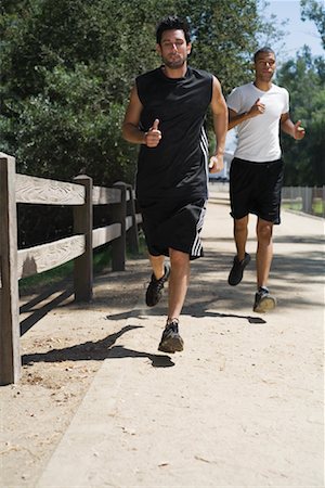 simsearch:700-02887497,k - Men Jogging Stock Photo - Premium Royalty-Free, Code: 600-01172445