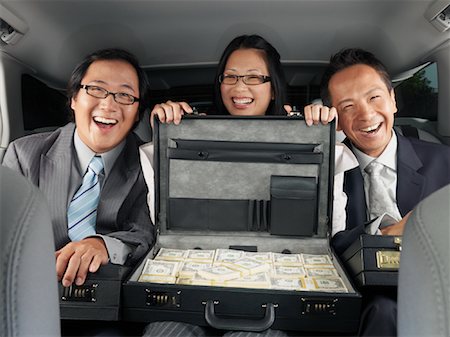 Businesspeople in Car Stock Photo - Premium Royalty-Free, Code: 600-01173874