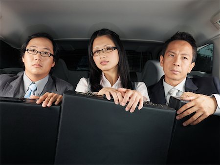 Businesspeople in Car Stock Photo - Premium Royalty-Free, Code: 600-01173876