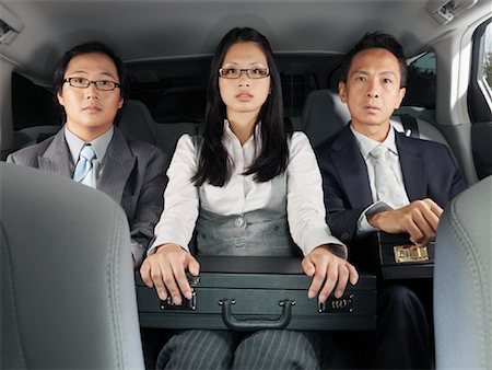 Businesspeople in Car Stock Photo - Premium Royalty-Free, Code: 600-01173872
