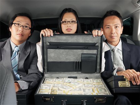 Businesspeople in Car Stock Photo - Premium Royalty-Free, Code: 600-01173873