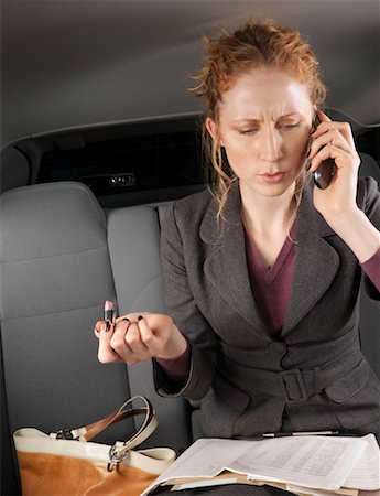 Businesswoman in Car Stock Photo - Premium Royalty-Free, Code: 600-01173914