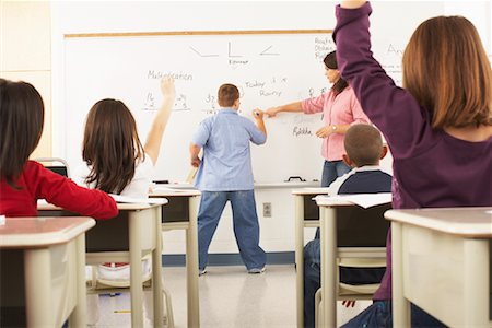 Students and Teacher in Classroom Stock Photo - Premium Royalty-Free, Code: 600-01184710