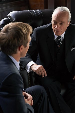 seniors friends talking - Businessmen Talking Stock Photo - Premium Royalty-Free, Code: 600-01185376