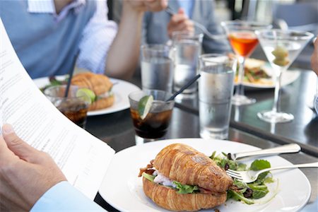 Business People Having Lunch Stock Photo - Premium Royalty-Free, Code: 600-01195539