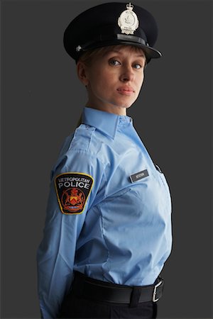 simsearch:632-08227905,k - Portrait of Police Officer Stock Photo - Premium Royalty-Free, Code: 600-01195827