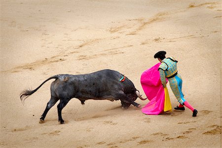 simsearch:862-03354381,k - Bullfight at Plaza de Toros las Ventas, Madrid, Spain Stock Photo - Premium Royalty-Free, Code: 600-01196378