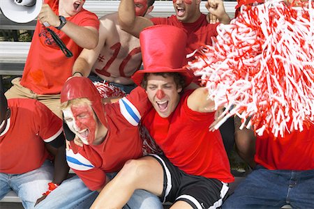 excited sport fan - Fans at Sporting Event Stock Photo - Premium Royalty-Free, Code: 600-01196451