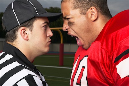 simsearch:600-02670093,k - Football Player Screaming at Referee Stock Photo - Premium Royalty-Free, Code: 600-01196482