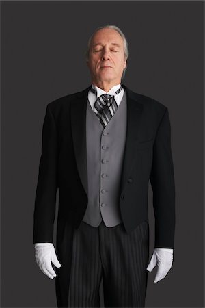 simsearch:695-03373745,k - Portrait of Butler Foto de stock - Royalty Free Premium, Número: 600-01199062