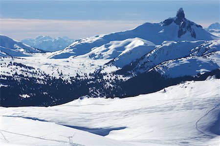 simsearch:700-00183247,k - Snow Covered Mountain, Whistler, BC, Canada Fotografie stock - Premium Royalty-Free, Codice: 600-01224227