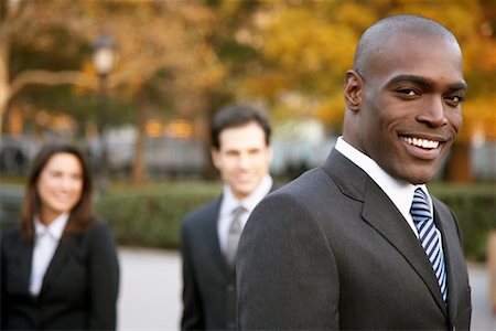 smiling laughing portrait city - Business People Outdoors Stock Photo - Premium Royalty-Free, Code: 600-01236018