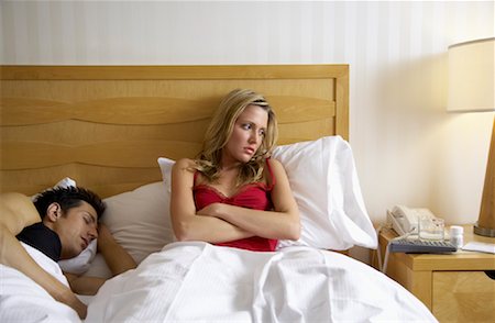 simsearch:600-01236019,k - Couple in Bed Stock Photo - Premium Royalty-Free, Code: 600-01236027