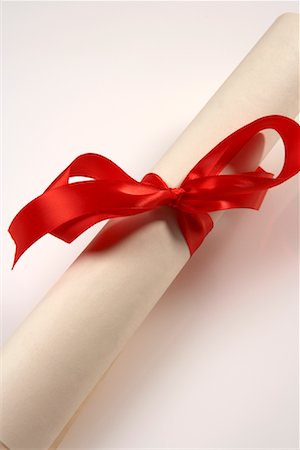 ribbon detail - Diploma Stock Photo - Premium Royalty-Free, Code: 600-01236467