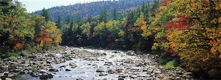 Rivière et les montagnes en automne, New Hampshire Photographie de stock - Premium Libres de Droits, Code: 600-01248191