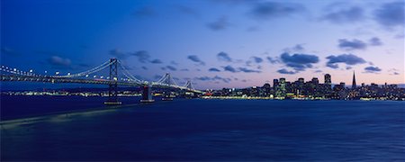 dusk san francisco - Oak Bay Bridge, San Francisco, California, USA Stock Photo - Premium Royalty-Free, Code: 600-01248192