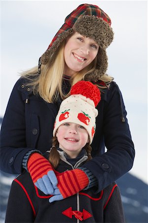 Portrait of Mother and Daughter Stock Photo - Premium Royalty-Free, Code: 600-01248296