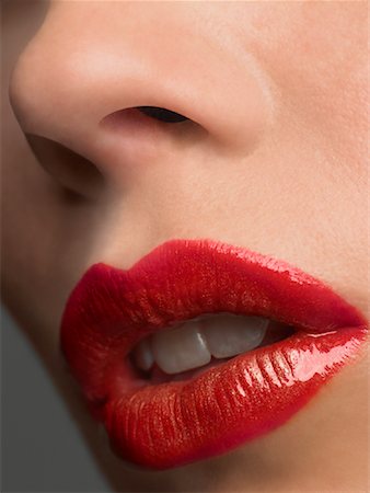 simsearch:600-01275649,k - Close-Up of Woman's Lips Stock Photo - Premium Royalty-Free, Code: 600-01275665