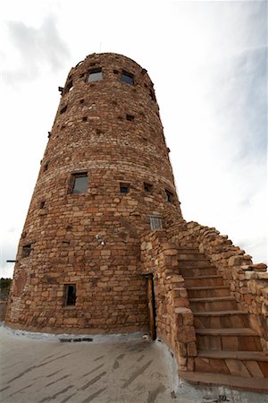 simsearch:862-08274053,k - Desert View Watchtower, South Rim, Grand Canyon, Arizona, USA Foto de stock - Sin royalties Premium, Código: 600-01276012